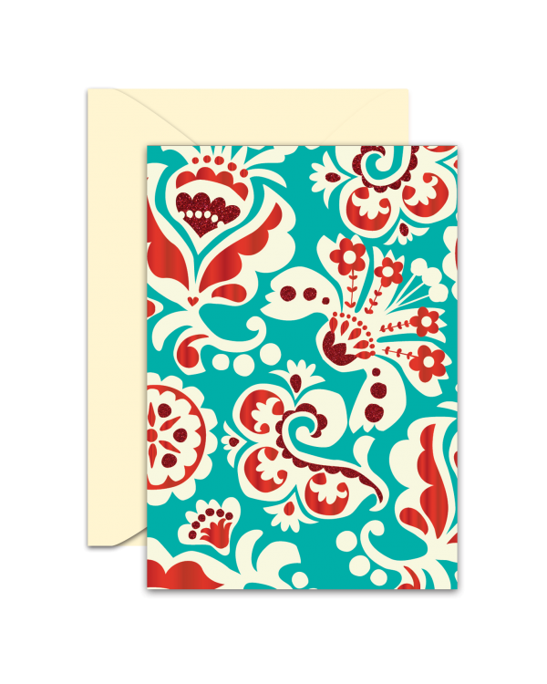 Greeting Card - GC2916-HAL099 - Flower - Blank Card